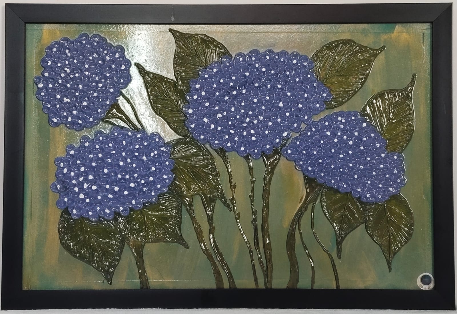 PURPLE IRIS 3D PHOTO FRAME
