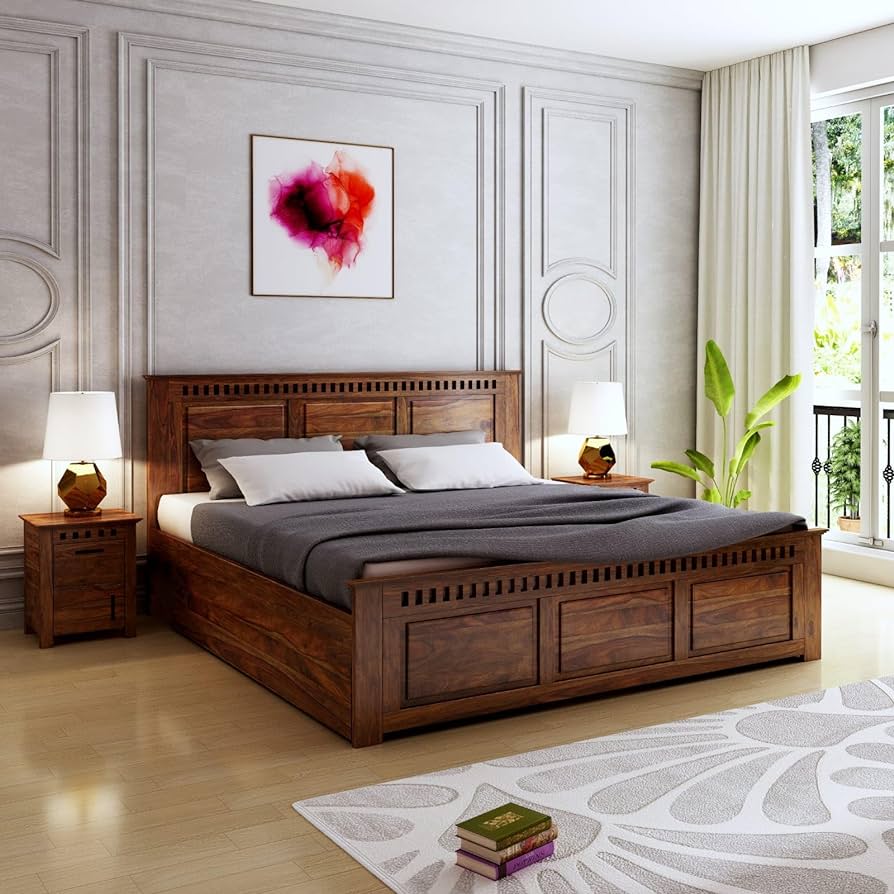 TEAK WOOD COT